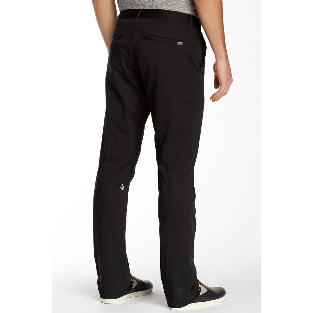 NWT VOLCOM Mens New Casual Pants Black V Monty 34